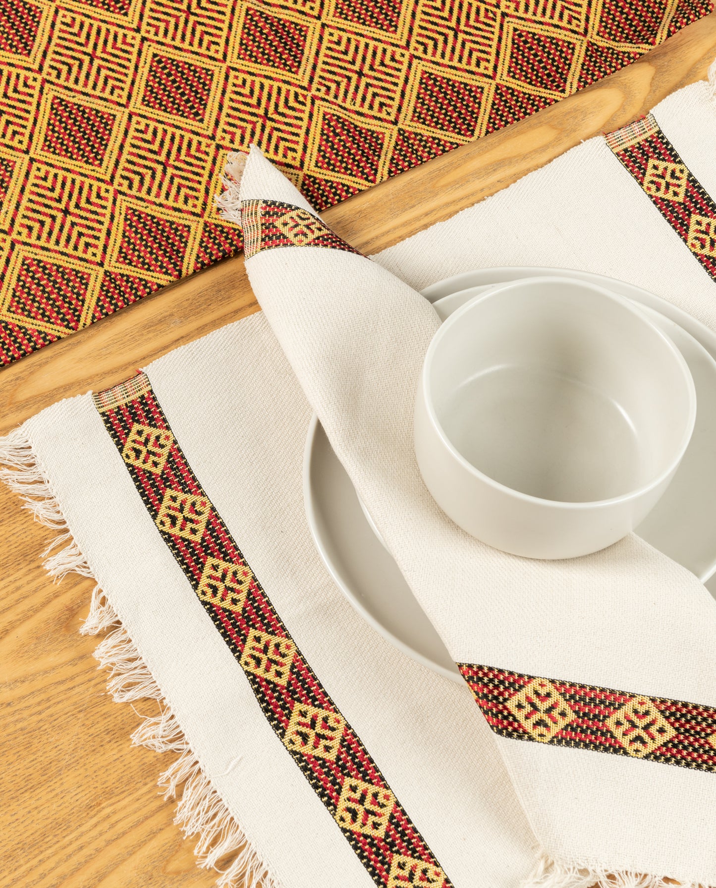 Gebeta Handwoven Table setting